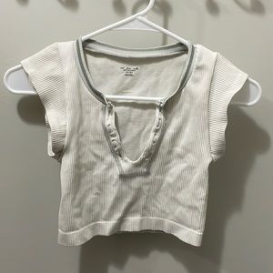 Out From Under Go for Gold seamless top in Ivory